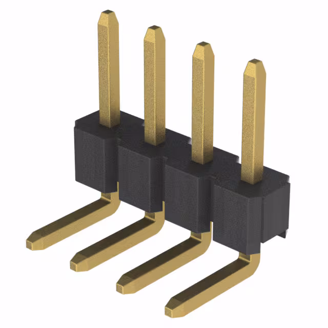 2PH1R-04-UA Adam Tech  Embases à broches mâles